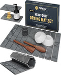 Oleex 3-Pack Stone Dish Drying Mat Set Includes 1 Large 24”x16” & 2 Small 4”x9” by OLEEXYOURKITCHENHELPER