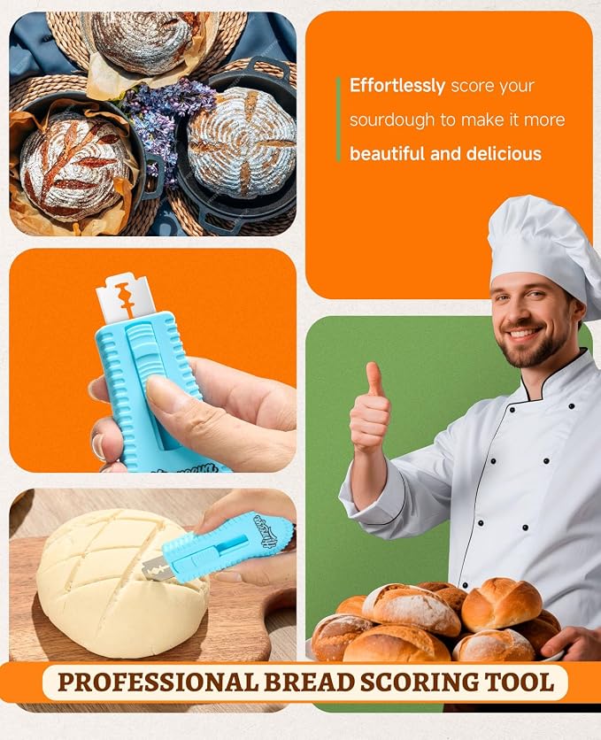 Extractable & Magnetic Bread lame Dough Scoring Tool, Professional Sourdough - Image 6