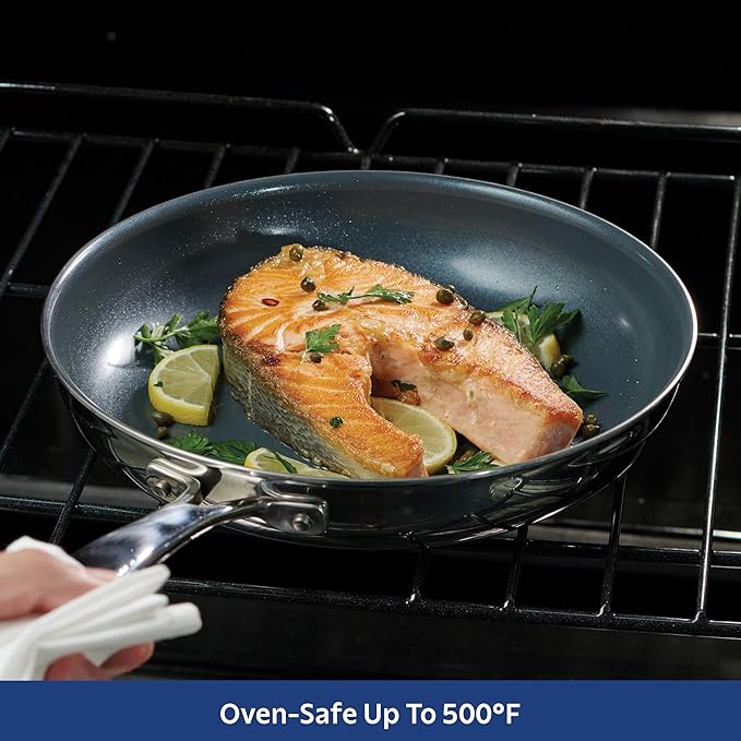Tramontina Signature 8-Inch Tri-Ply Clad Stainless Steel Small Frying Pan - Image 7