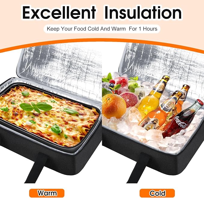 Insulated Casserole Carrier, Portable Casserole Carrier - Image 4