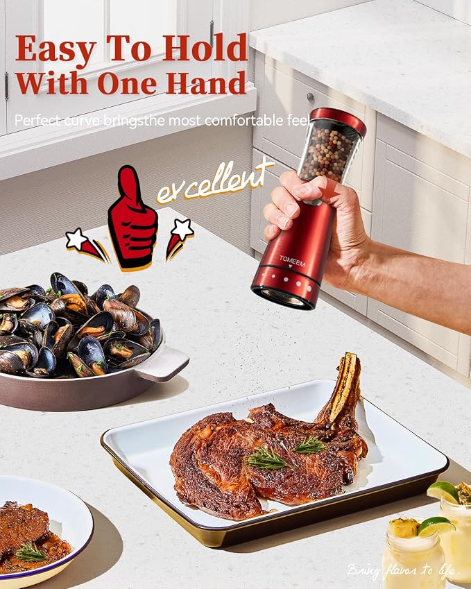 Electric Salt and Pepper Grinder Set - Image 3