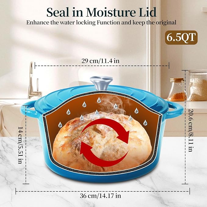 Enameled Cast Iron Dutch Oven - Image 3