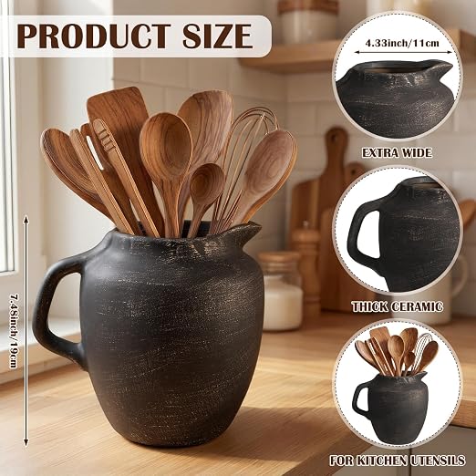 Potchen Rustic Kitchen Utensil Holder - Image 3