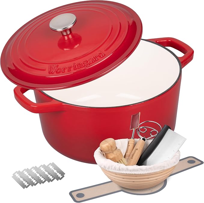 VORRINGARD Enameled Cast Iron Dutch Oven Pot by Unknown