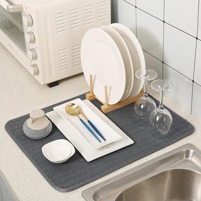 2 Pack Microfiber Dish Drying Mat - Image 5