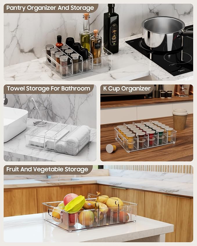 LYNG Lid Organizers Inside Cabinet, Food Container Lid Organizer - Image 2