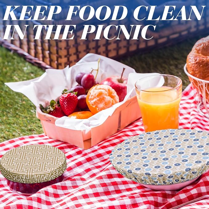 10 Pack Cloth Bowl Covers for Bread Rising - Image 5