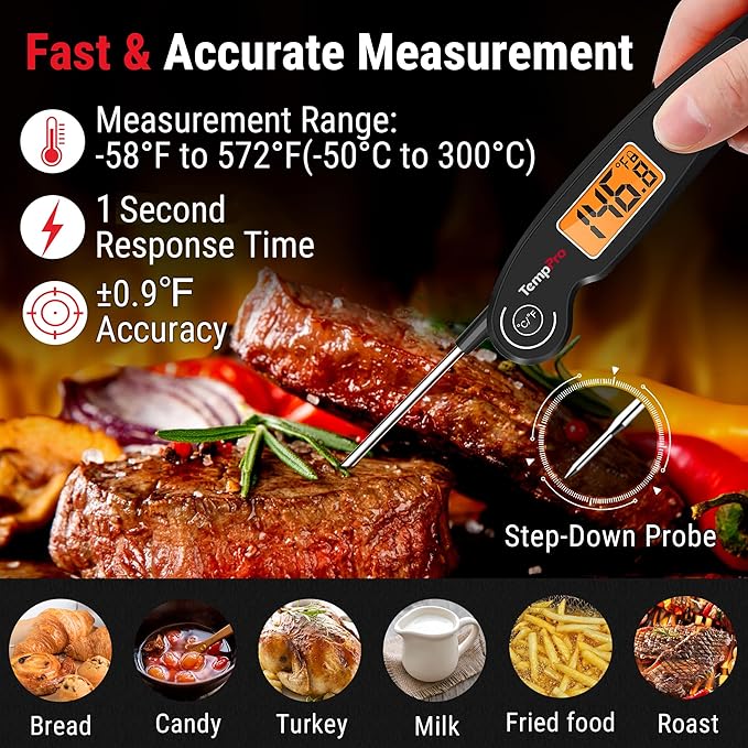 ThermoPro TP605 Instant Read Meat Thermometer - Image 2