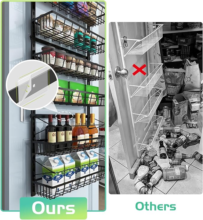 Mefirt Over The Door Pantry Organizer, Pantry Storage and Organization - Image 5