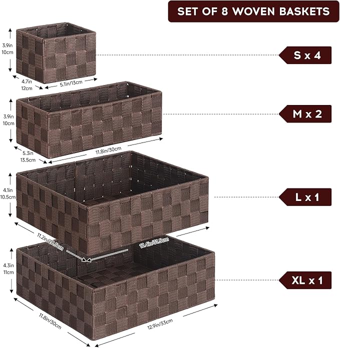 Posprica Woven Baskets, Storage Baskets - Image 3