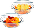 Simax Casserole Dish Set, Round Glass Cookware, Borosilicate Glass, Made In by SIMAX