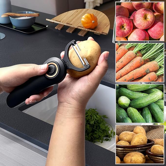 3-in-1 Electric Peeler | Auto Blade - Image 9