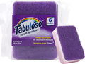 Fabuloso Scratch-Free Kitchen Dish Sponges, Counters and Sinks, Tough on Messes by Fabuloso