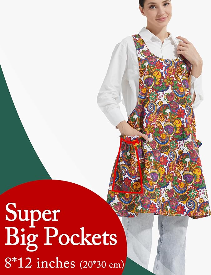 Cozy Adjustable Cross Back Aprons - Image 2