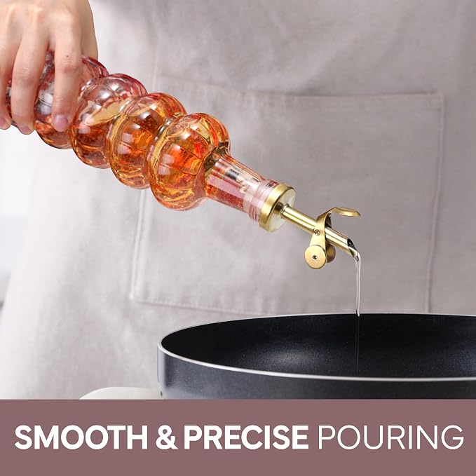 COOK WITH COLOR Glass Olive Oil Bottle Dispenser - Image 5