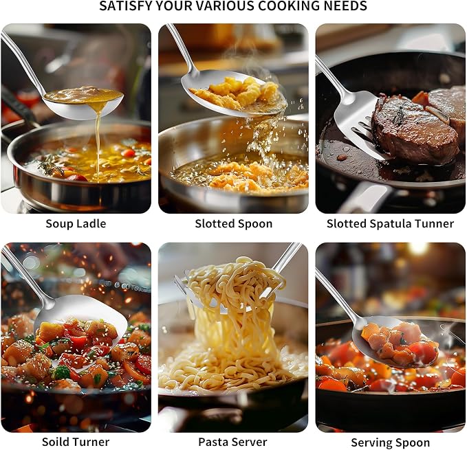 304 Stainless Steel Cooking Utensil, Kitchen Kitchen Utensil - Image 6