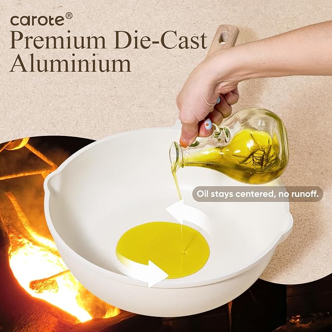 CAROTE 21Pcs Pots and Pans Set, Nonstick Cookware Sets - Image 6
