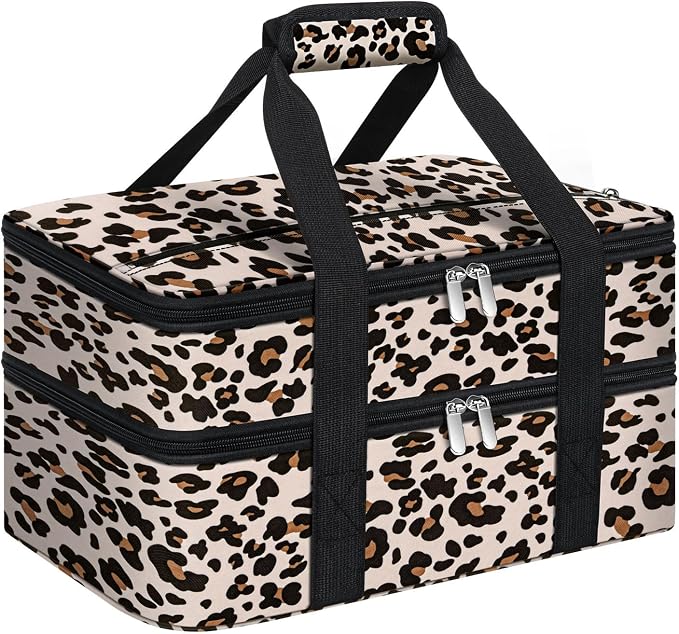 Double Insulated Casserole Carrier, Portable Casserole Carrier by MIAOJIE