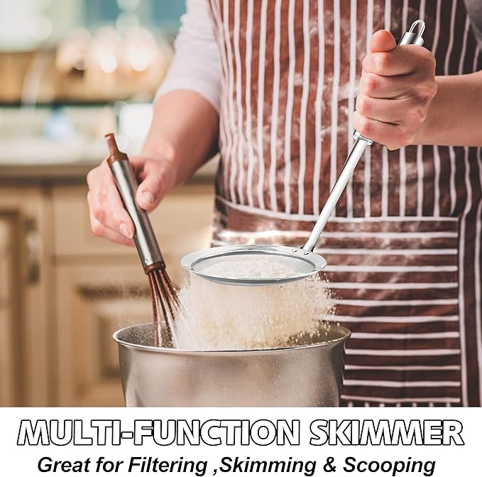 Anaeat 4.7" Stainless Steel Fat Skimmer Spoon - Image 2