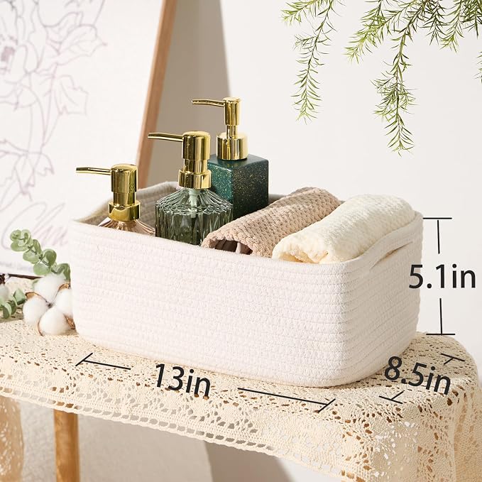 MiniArk Small Storage Baskets for Organizing | Closet Organizer Bins | Shelf - Image 3