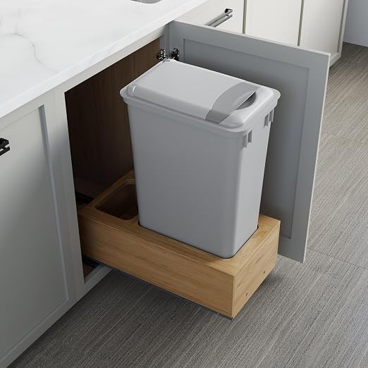 Dowell Single 50Qt Undermount Trash Pull-Out Waste Container - Image 6
