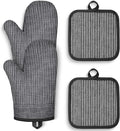 Oven Mitts and Pot Holders, Silicone Oven Gloves, 500 F Heat Resistant Oven by Unknown