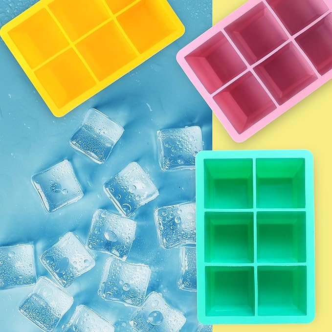 Excnorm Silicone Ice Cube Trays 3 Pack - Image 6