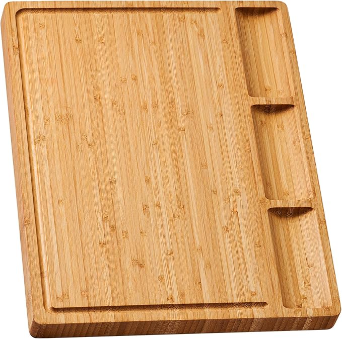 Large Bamboo Wood Cutting Board by ALLSUM