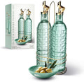 COOK WITH COLOR Glass Olive Oil Bottle Dispenser by CookwithColor