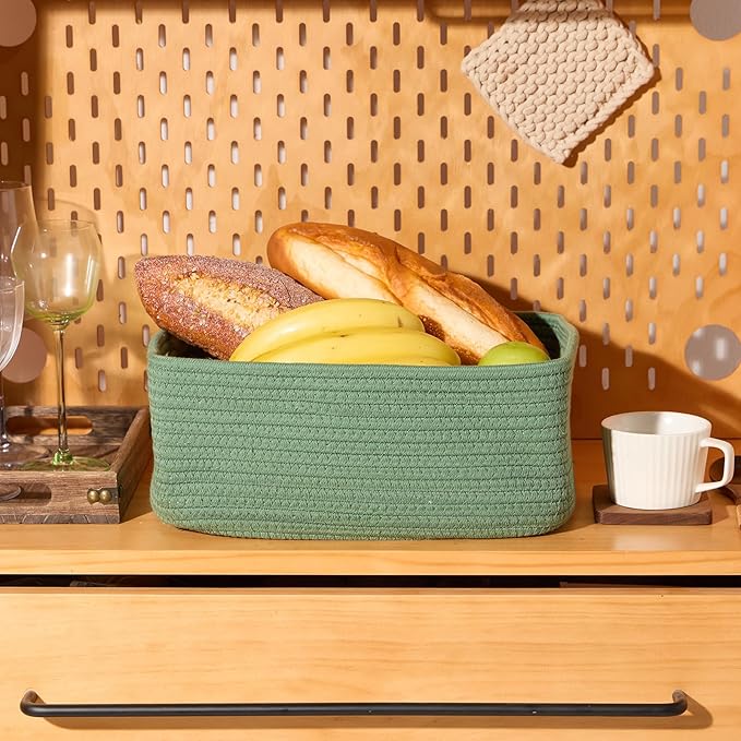 MiniArk Small Storage Baskets for Organizing | Closet Organizer Bins | Shelf - Image 5