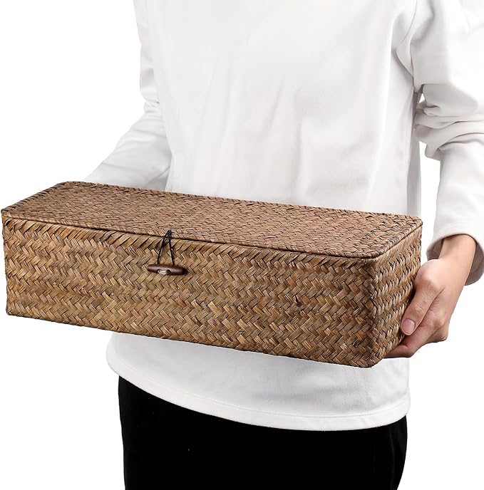 Hipiwe Handwoven Seagrass Storage Basket - Image 8