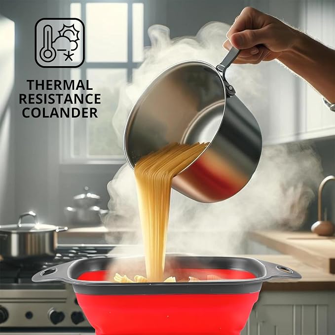 Square Collapsible Colander - Image 6