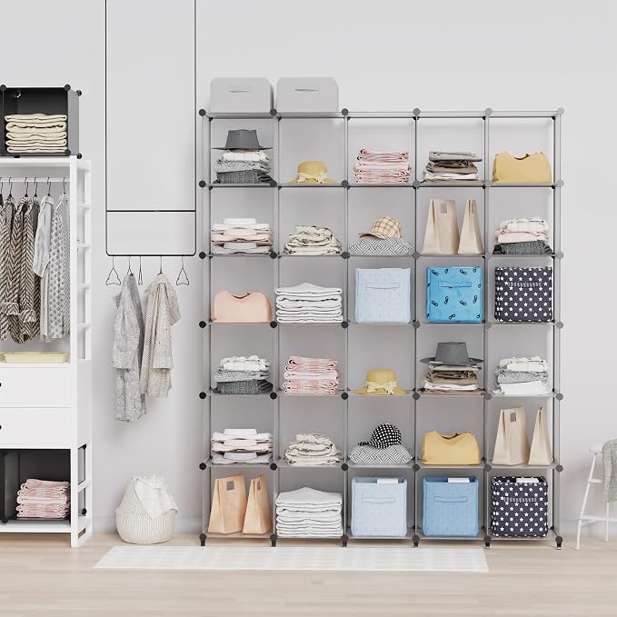 HOMIDEC Closet Organizers and Storage, 16 Cube Storage Organizer, Closet - Image 2