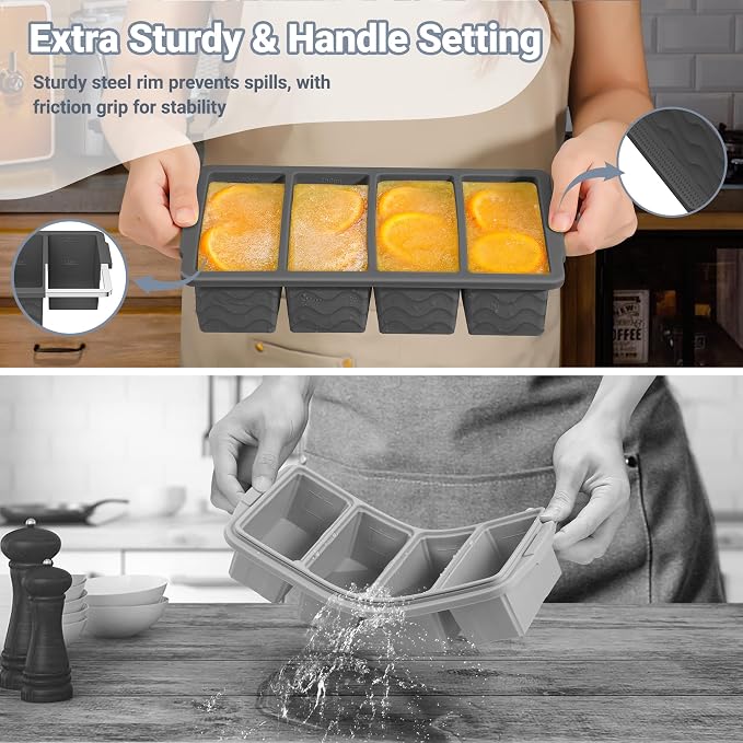 Doasuwish Silicone Freezer Tray - Image 4
