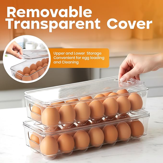 Utopia Home Egg Container With Lid and Handle - Image 7