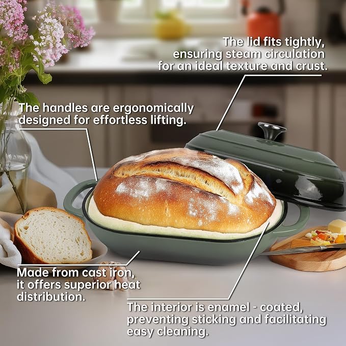 Premium Enameled Cast Iron Dutch Oven - Image 5