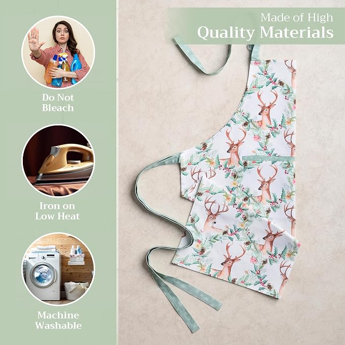 Maison d' Hermine 100% Cotton Apron - Image 3