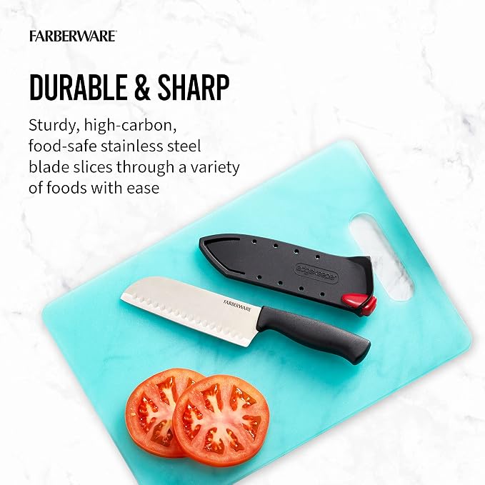 Farberware Edgekeeper 5-Inch Santoku Knife - Image 6