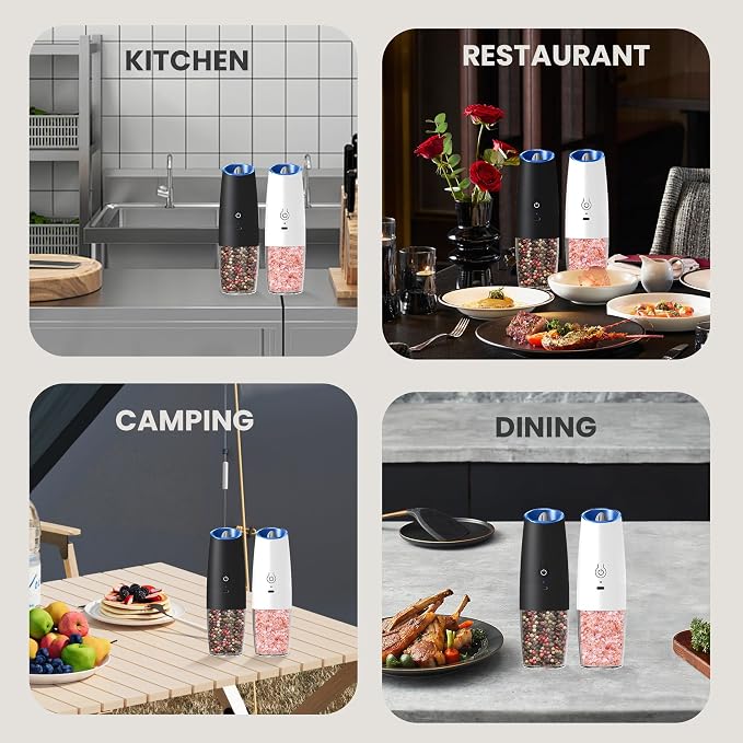 Rechargeable Salt And Pepper Grinder Set - Image 7