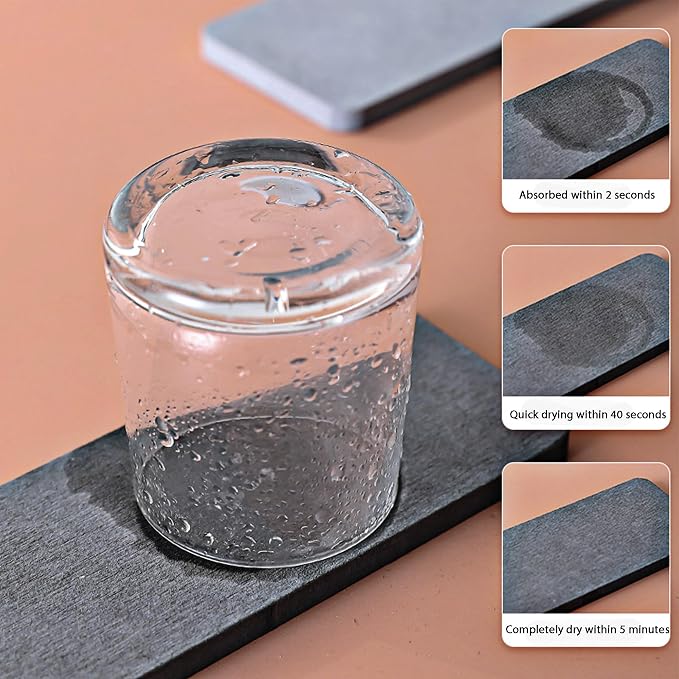 NiuYichee 2 Pcs Water Absorbing Stone Trays, Kitchen/Bathroom Sink Soap Dish - Image 7