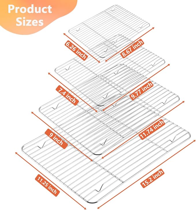P&P CHEF Baking Cooling Rack Set - Image 2