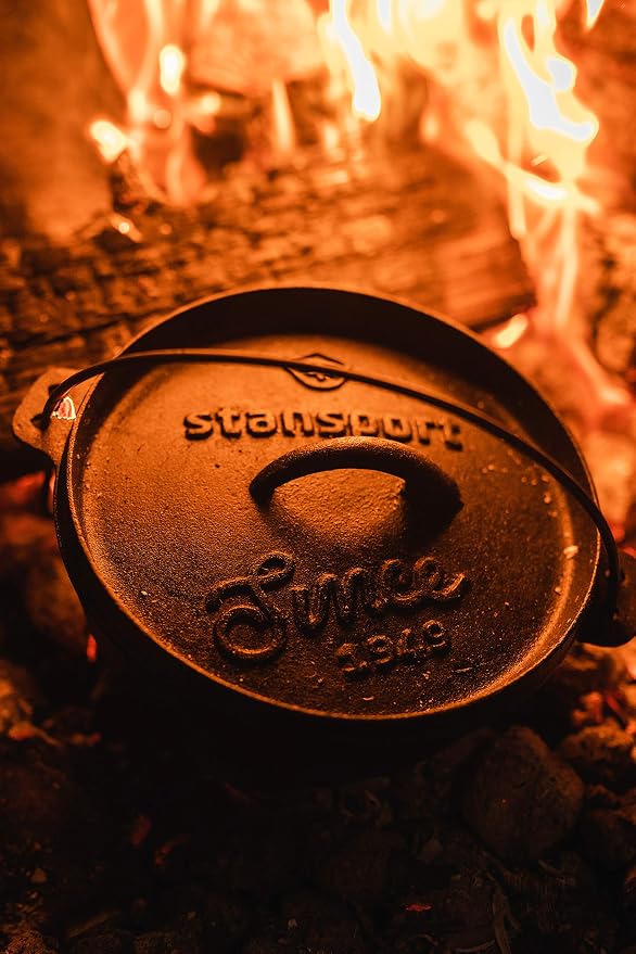 Stansport Pre-Seasoned Cast Iron Dutch Oven - Image 8