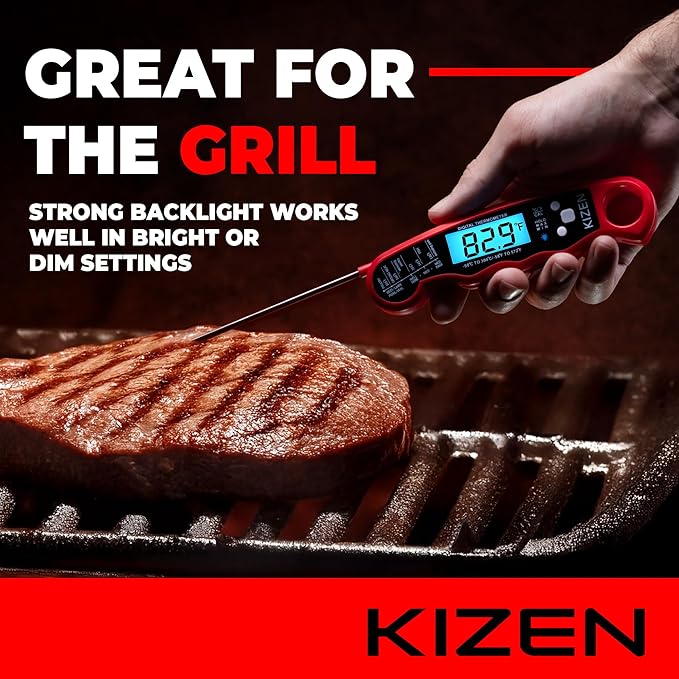 KIZEN Instant Read Meat Thermometer Digital - Image 3