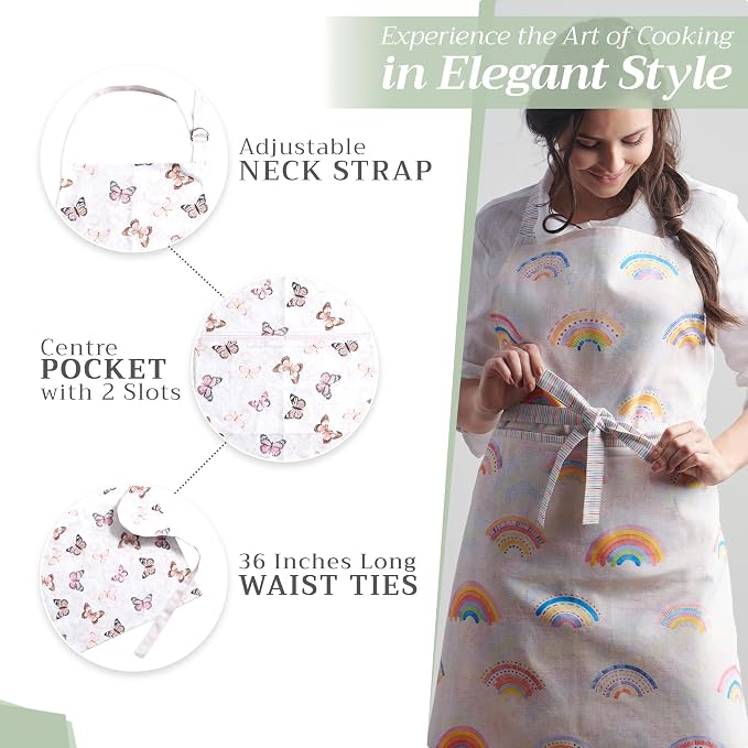 Maison d' Hermine 100% Cotton Apron - Image 5