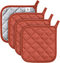 Joyhalo 4 Pack Pot Holders for Kitchen, Cotton Oven Holder by Joyhalo