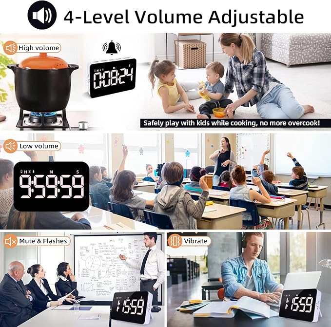 Rechargeable Digital Kitchen Timer - Image 4
