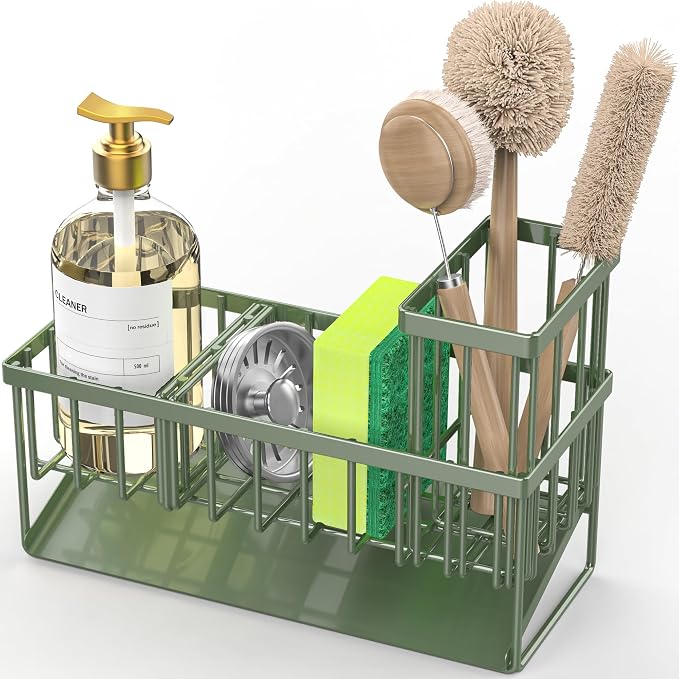 Cisily Kitchen Sink Caddy, Sponge Holder - Image 7