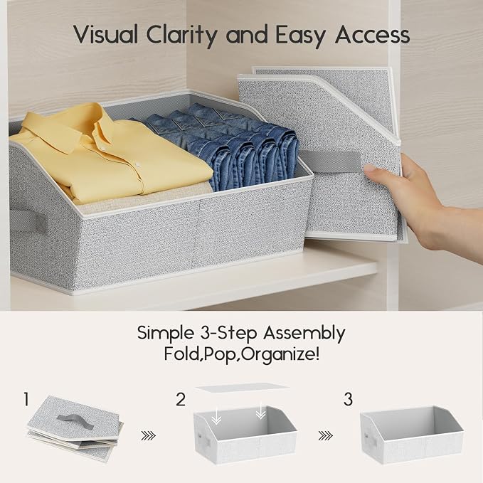 Homsorout Large Closet Organizers and Storage Bins - Image 4