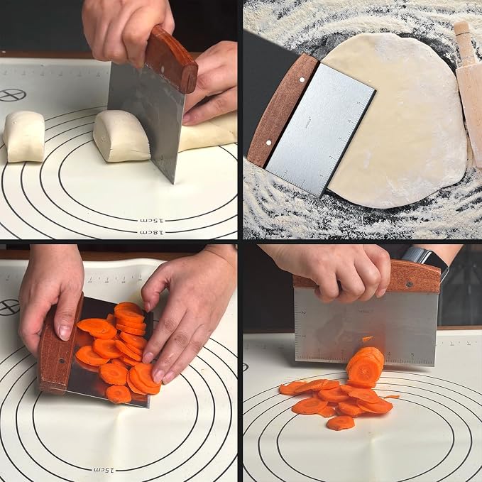 Vovoly Multipurpose Bench Scraper Kitchen Utensil - Image 9
