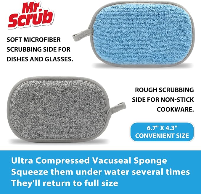 All-Purpose Sponges Kitchen, Non Scratch Dish Sponge - Image 2